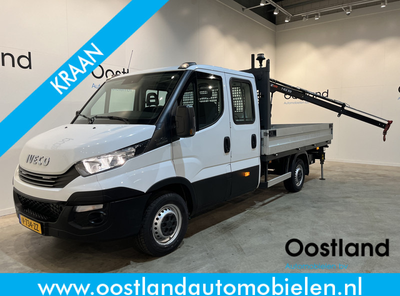 Iveco Daily 35S18D 3.0 375 Automaat Open Laadbak / Hiab Kraan / Euro 6 / Trekhaak 3500 KG / Airco / Camera / Navigatie / 3-Zits / 67.000 KM !! - شاحنة مفتوحة: صورة 1 Iveco Daily 35S18D 3.0 375 Automaat Open Laadbak / Hiab Kraan / Euro 6 / Trekhaak 3500 KG / Airco / Camera / Navigatie / 3-Zits / 67.000 KM !! - شاحنة مفتوحة: صورة 1