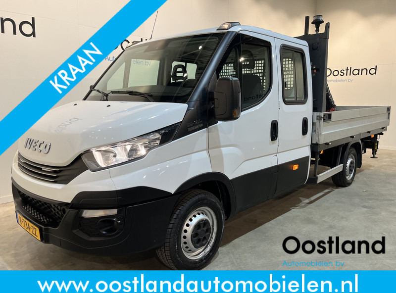 Iveco Daily 35S18D 3.0 375 Automaat Open Laadbak / Hiab Kraan / Euro 6 / Trekhaak 3500 KG / Airco / Camera / Navigatie / 3-Zits / 67.000 KM !! - شاحنة مفتوحة: صورة 1 Iveco Daily 35S18D 3.0 375 Automaat Open Laadbak / Hiab Kraan / Euro 6 / Trekhaak 3500 KG / Airco / Camera / Navigatie / 3-Zits / 67.000 KM !! - شاحنة مفتوحة: صورة 1