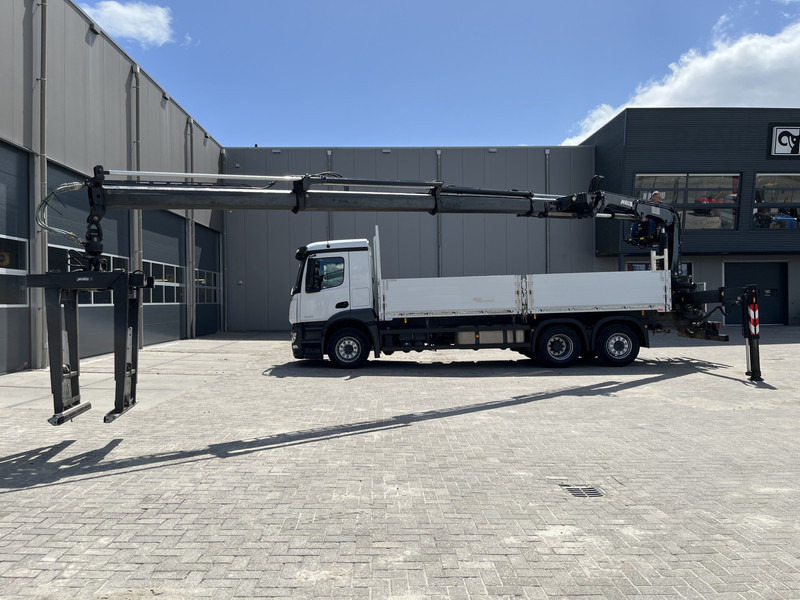 Mercedes-Benz ANTOS 2546 6X2 Bouwstoffenauto / Open laadbak vv KRAAN MKG HLK 221-3 met Palletklem - شاحنات مسطحة, شاحنة كرين: صورة 2 Mercedes-Benz ANTOS 2546 6X2 Bouwstoffenauto / Open laadbak vv KRAAN MKG HLK 221-3 met Palletklem - شاحنات مسطحة, شاحنة كرين: صورة 2
