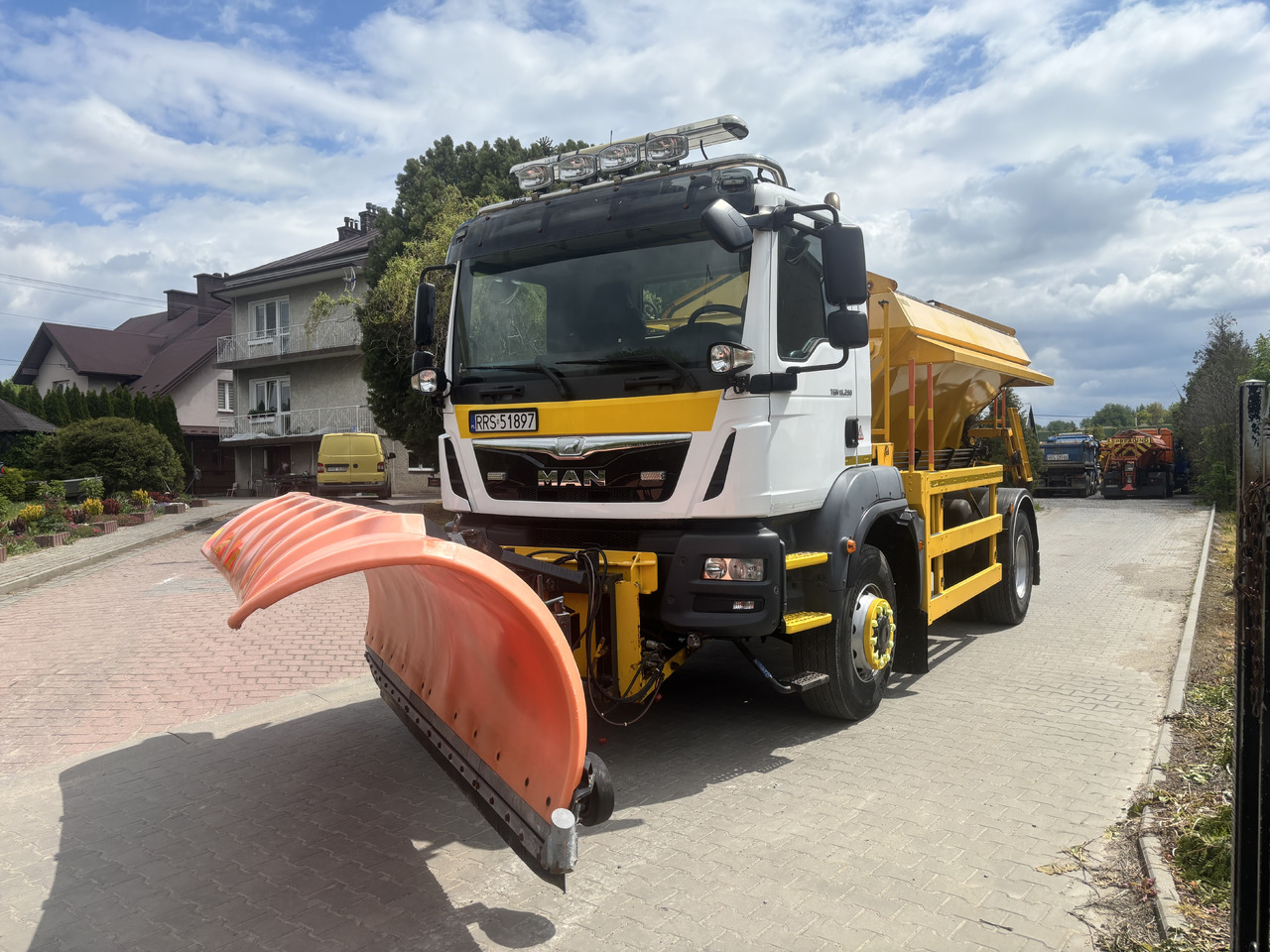 جرافة ثلج MAN TGM 18.290 4X4BB GRITTER/SPREADER PLOUGH ECON: صورة 11