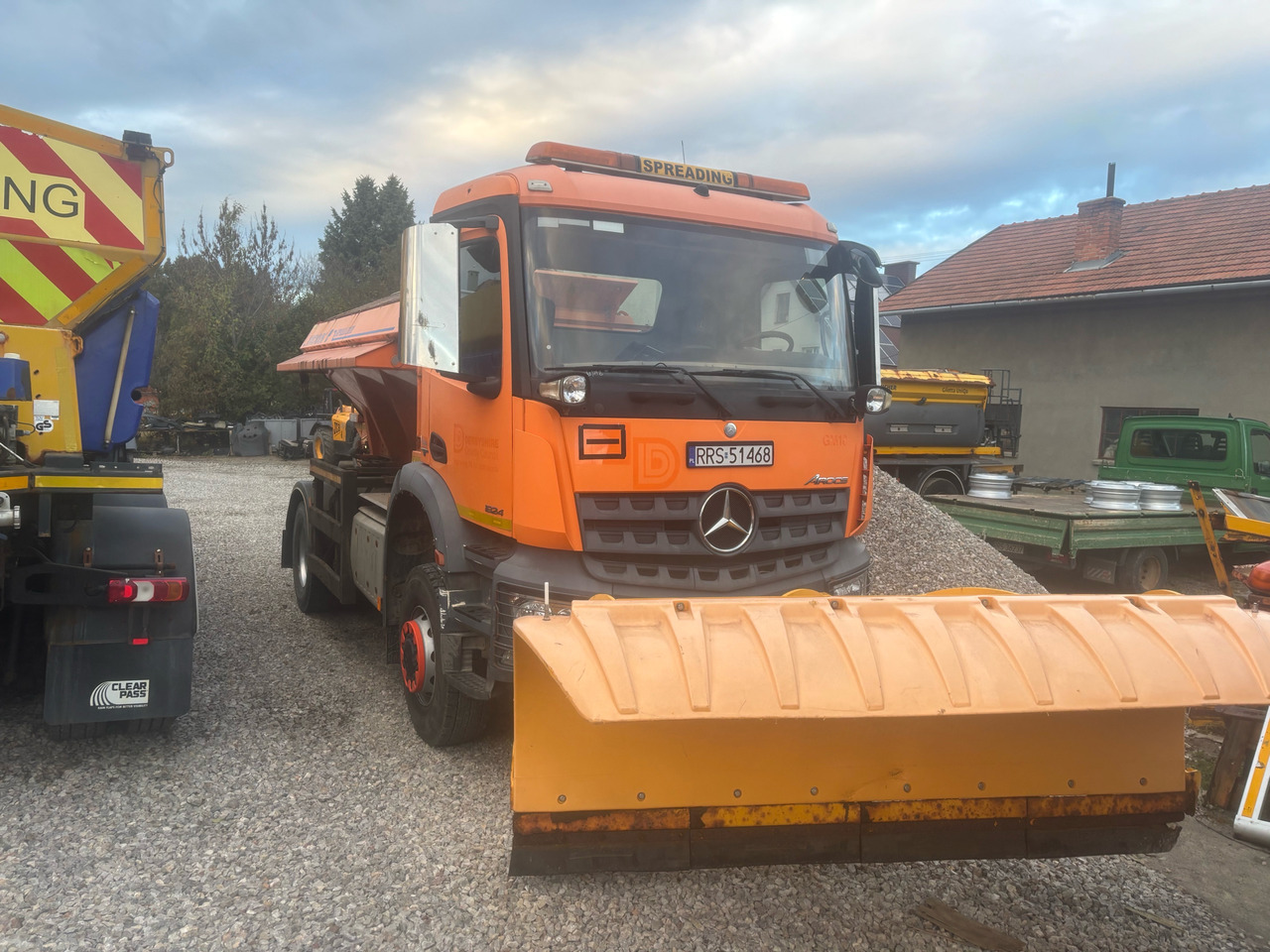 جرافة ثلج Mercedes AXOR 1824 4x2 Spreader/Gritter/Plough: صورة 20