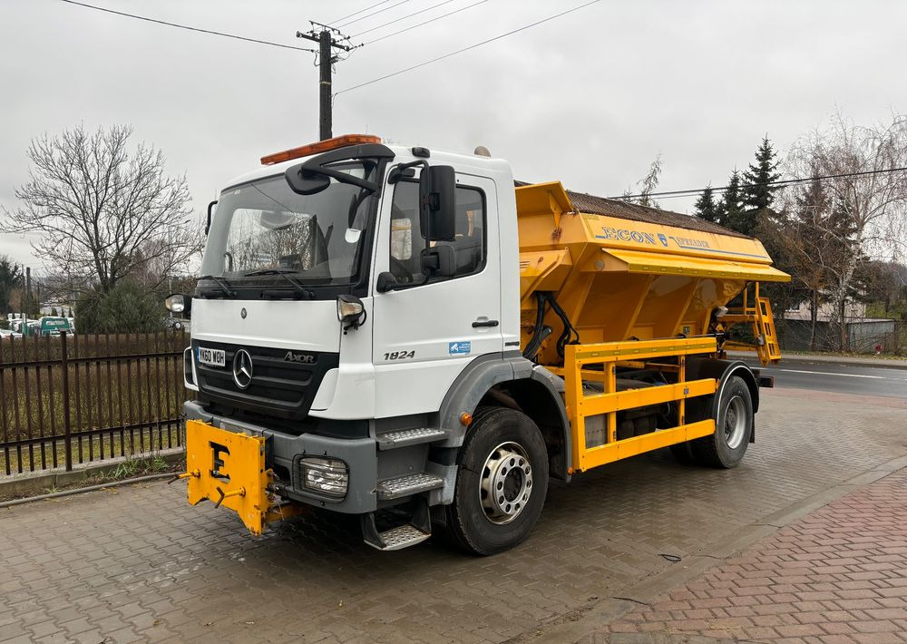 جرافة ثلج Mercedes-Benz Axor 4x2 piaskarka solarka econ schmidt 1824 e5: صورة 9