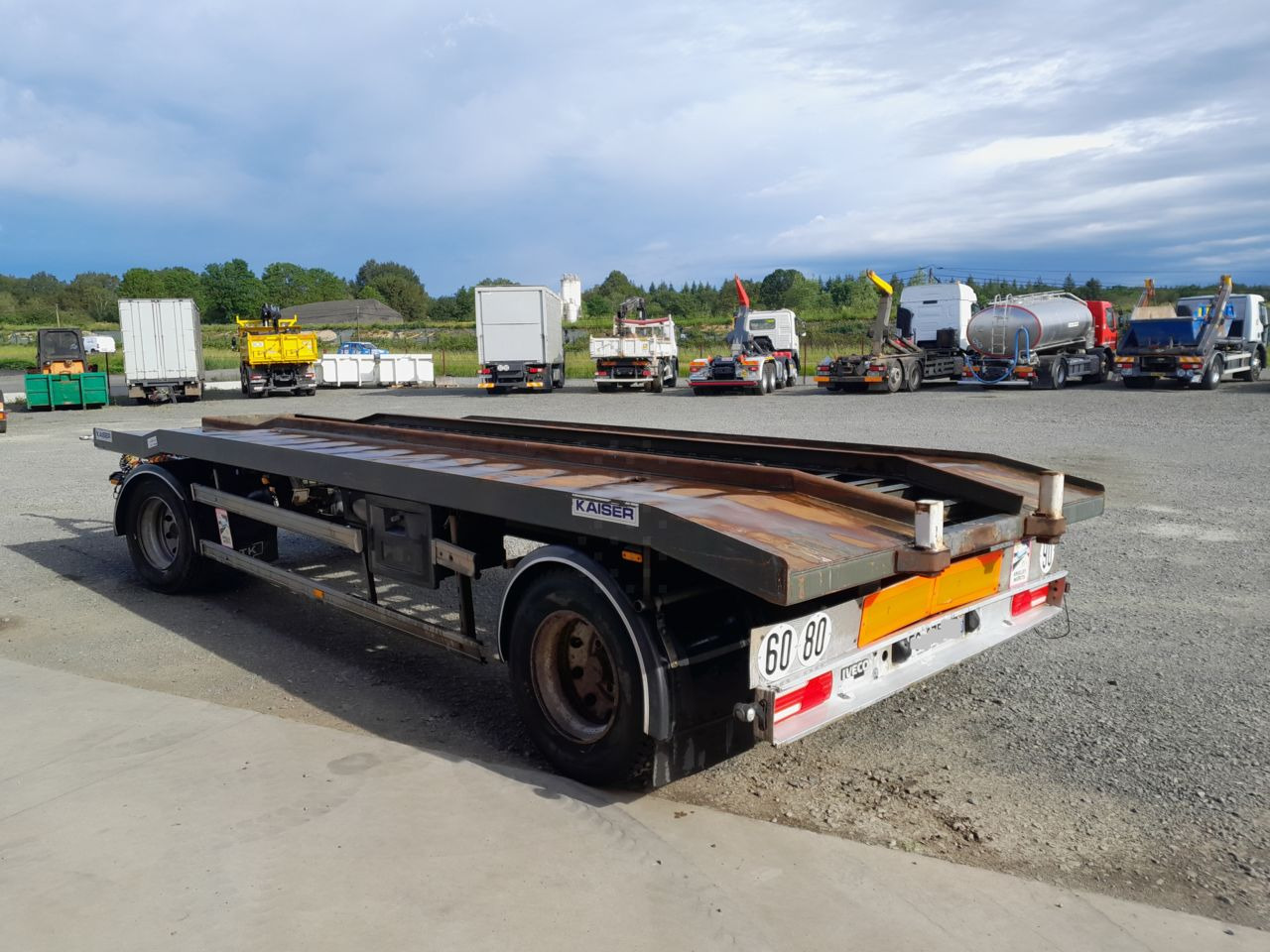 Kaiser PORTE CAISSON 19 T Ampliroll Trailer - مقطورة هوك ليفت/ لود لوجر: صورة 2 Kaiser PORTE CAISSON 19 T Ampliroll Trailer - مقطورة هوك ليفت/ لود لوجر: صورة 2