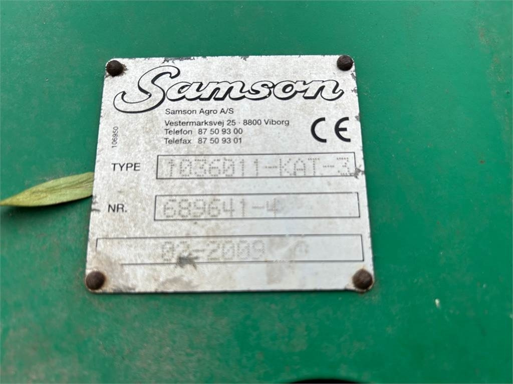 Samson PG 25 MED HJULTRÆK - صهريج السماد السائل: صورة 4 Samson PG 25 MED HJULTRÆK - صهريج السماد السائل: صورة 4