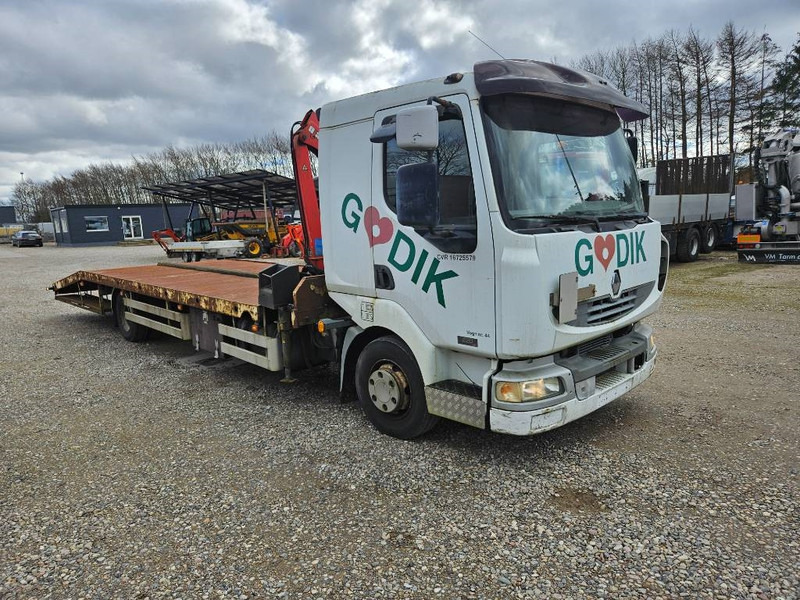 Renault Midlum 220 Machine/auto Transport and crane(2 stk) - شاحنة نقل سيارات شاحنة, شاحنة كرين: صورة 5 Renault Midlum 220 Machine/auto Transport and crane(2 stk) - شاحنة نقل سيارات شاحنة, شاحنة كرين: صورة 5