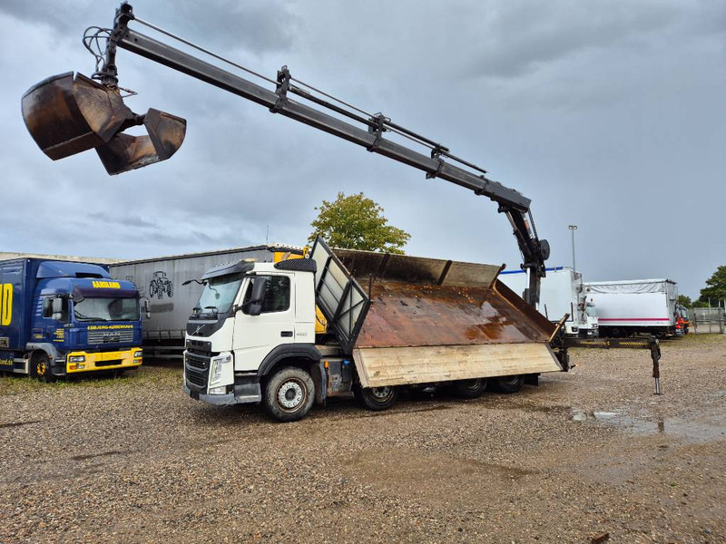 Volvo FM 460 8x4/4 //HIAB 211 EP-4 // 3 sidetip - شاحنة كرين: صورة 1 Volvo FM 460 8x4/4 //HIAB 211 EP-4 // 3 sidetip - شاحنة كرين: صورة 1