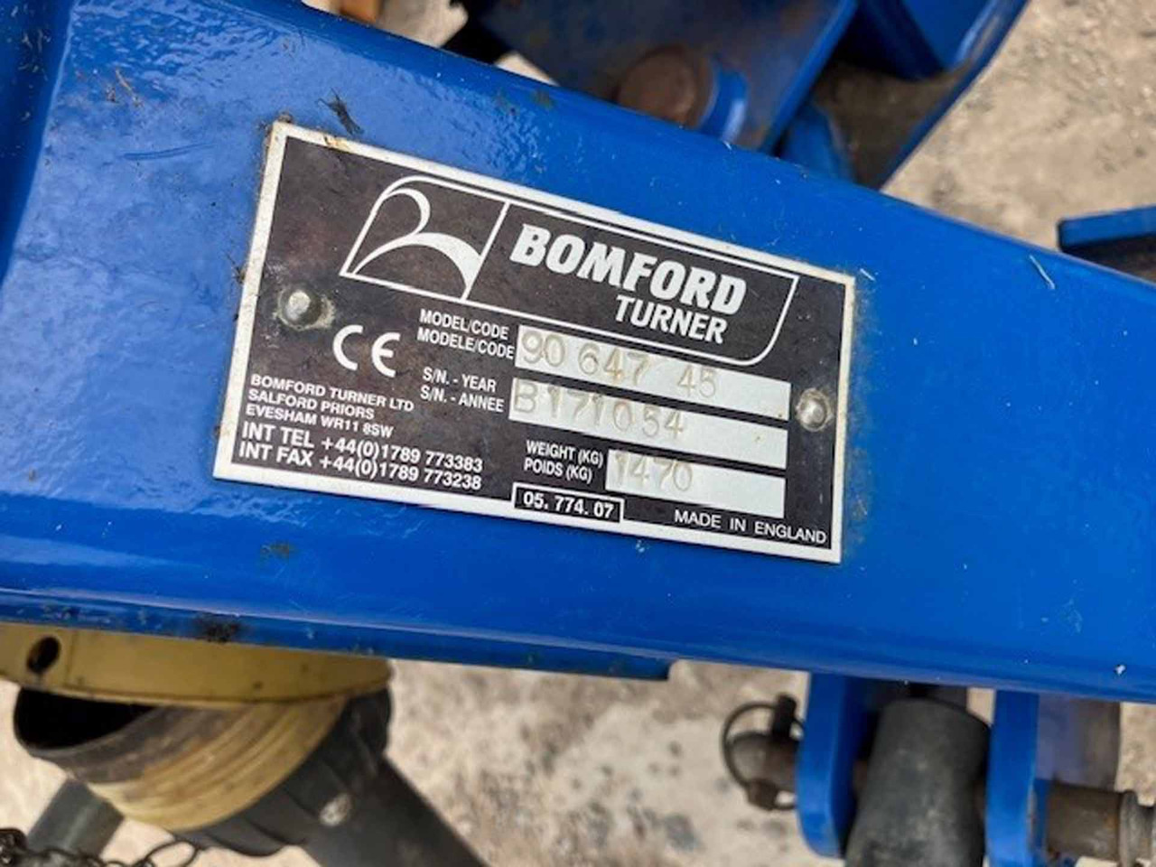 Bomford Hawk 6.5 - جزازة رافعة: صورة 5 Bomford Hawk 6.5 - جزازة رافعة: صورة 5