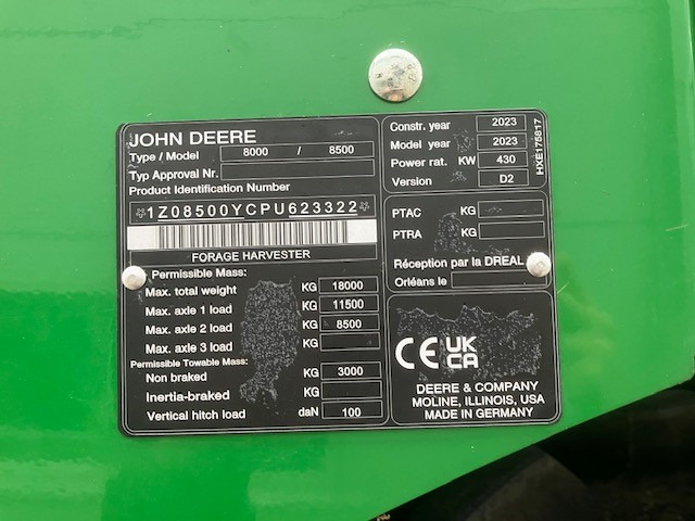 John Deere 8500i - حصادة الأعلاف: صورة 5 John Deere 8500i - حصادة الأعلاف: صورة 5