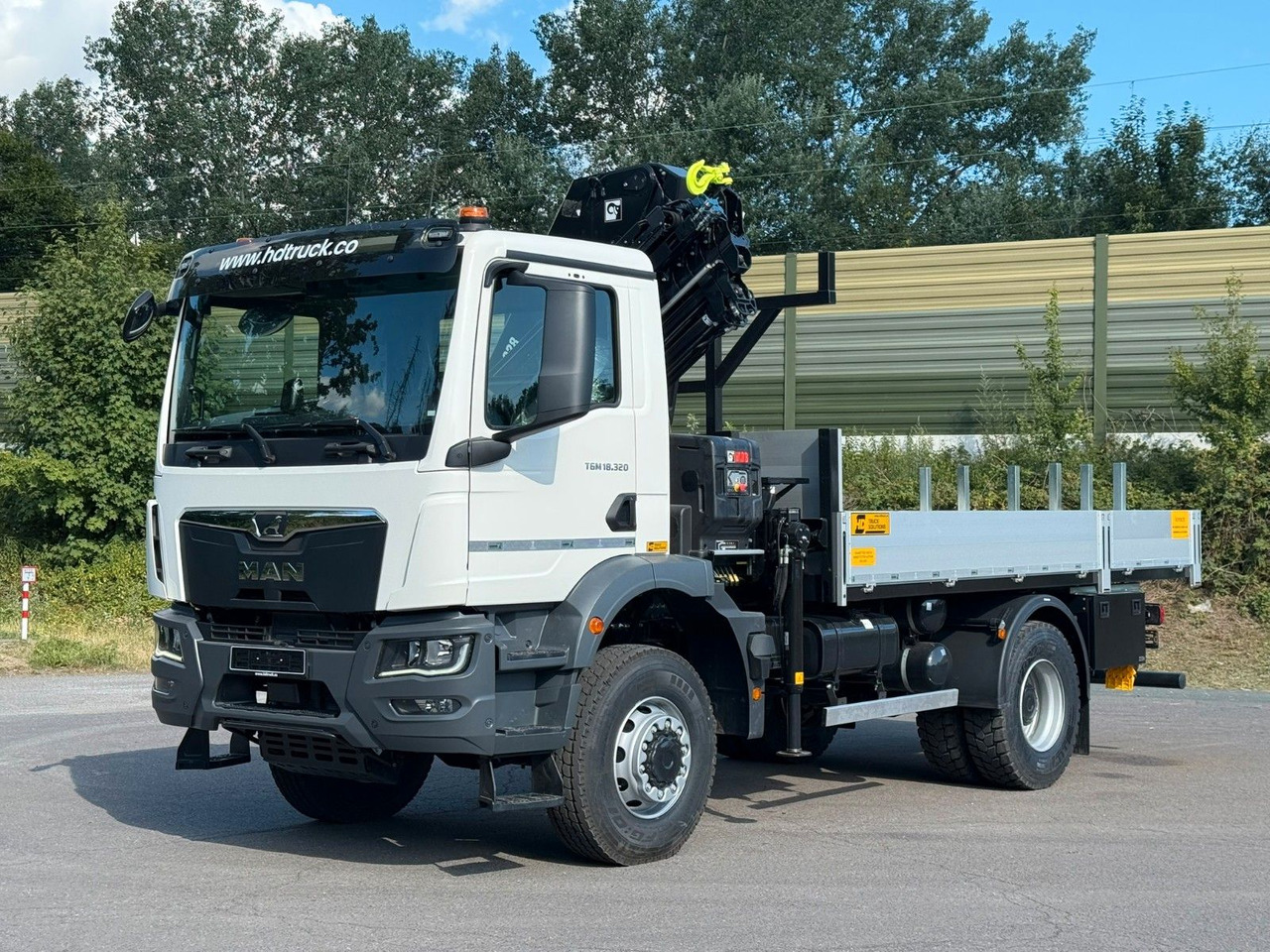 شاحنة كرين MAN TGM 18.320 4x4 Hiab 228-4 Kran: صورة 6