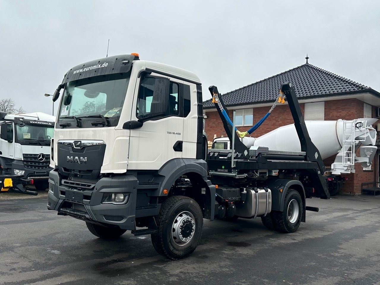 MAN TGS 18.400 4x4 Euro 6e Hyva Absetzkipper - شاحنة قلاب, شاحنة كرين: صورة 1 MAN TGS 18.400 4x4 Euro 6e Hyva Absetzkipper - شاحنة قلاب, شاحنة كرين: صورة 1