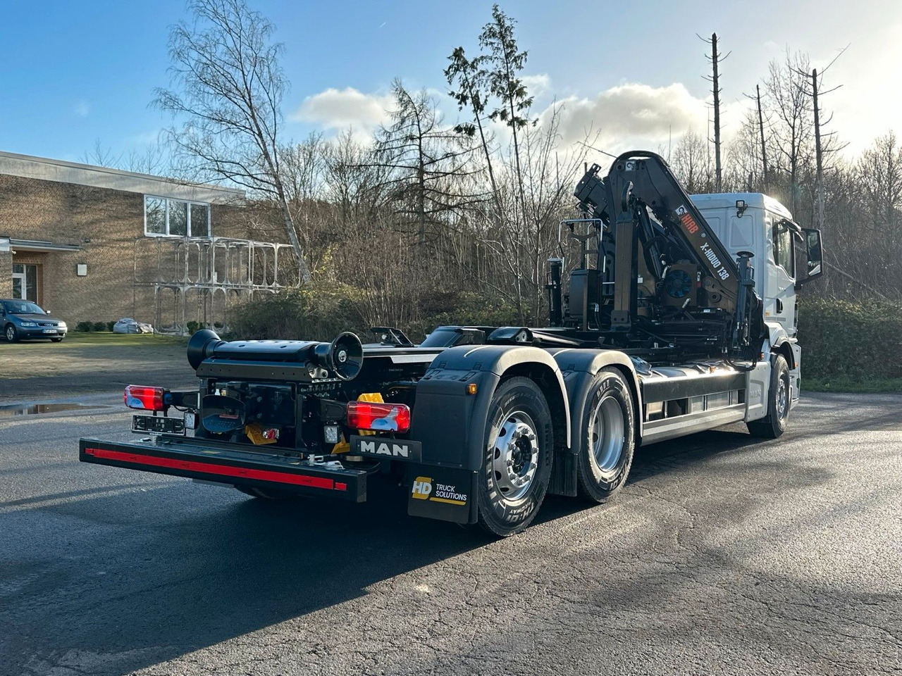 MAN TGS 26.470 6x2 Abrollkipper + Kran Hiab 138-3 - شاحنة ذات خطاف, شاحنة كرين: صورة 5 MAN TGS 26.470 6x2 Abrollkipper + Kran Hiab 138-3 - شاحنة ذات خطاف, شاحنة كرين: صورة 5