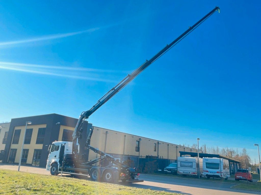 MAN TGS 26.470 6x2 Abrollkipper + Kran Hiab 228-6 - شاحنة ذات خطاف, شاحنة كرين: صورة 4 MAN TGS 26.470 6x2 Abrollkipper + Kran Hiab 228-6 - شاحنة ذات خطاف, شاحنة كرين: صورة 4