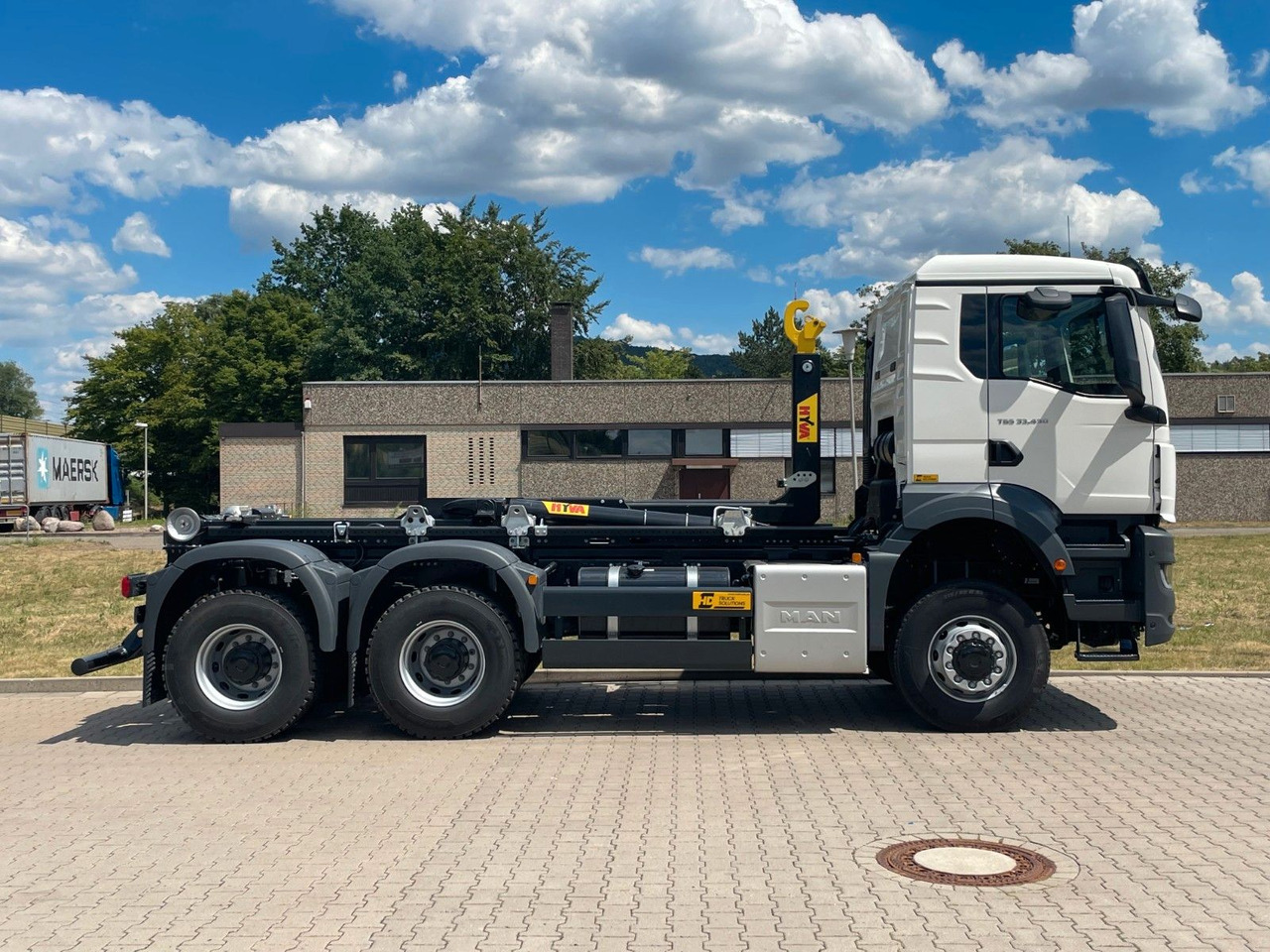 شاحنة ذات خطاف, شاحنة كرين MAN TGS 33.440 6x6 Euro6e  Hyva - Hiab MultiLift: صورة 10