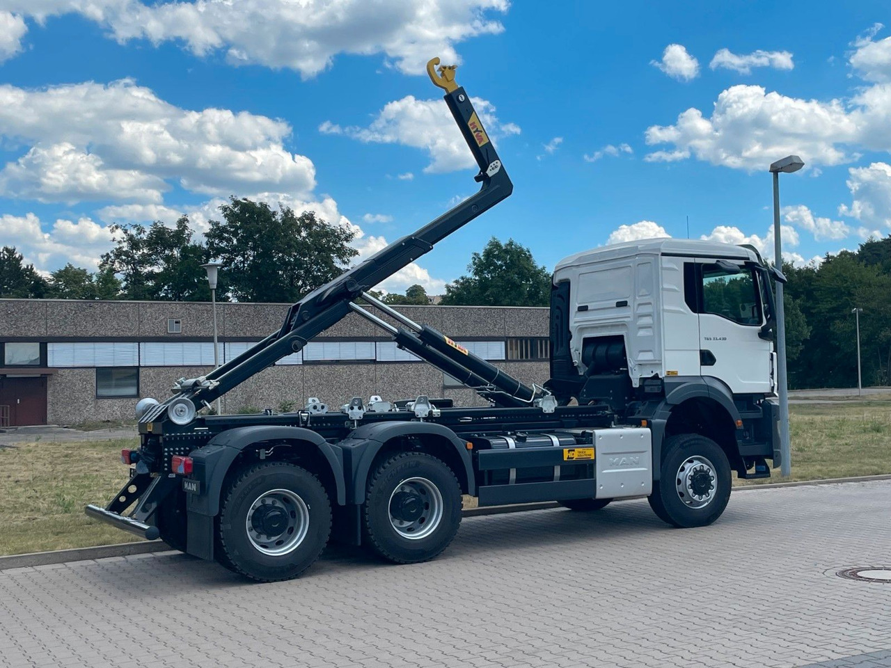 شاحنة ذات خطاف, شاحنة كرين MAN TGS 33.440 6x6 Euro6e  Hyva - Hiab MultiLift: صورة 7