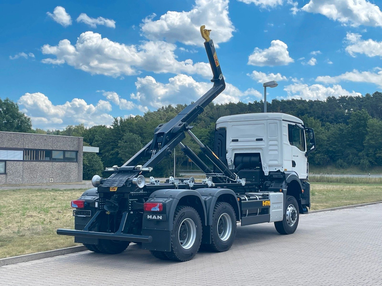 شاحنة ذات خطاف, شاحنة كرين MAN TGS 33.440 6x6 Euro6e  Hyva - Hiab MultiLift: صورة 6