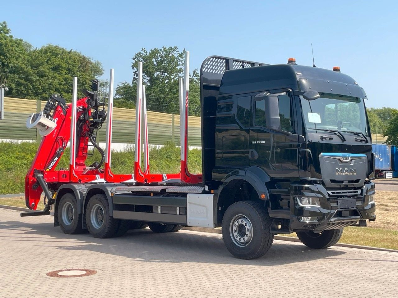 MAN TGS 33.510 6X4 BL Euro6e EPSILON 150Z - شاحنة قطع الأشجار, شاحنة كرين: صورة 1 MAN TGS 33.510 6X4 BL Euro6e EPSILON 150Z - شاحنة قطع الأشجار, شاحنة كرين: صورة 1