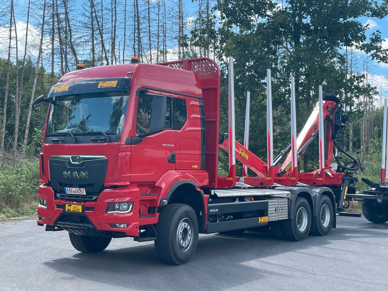 MAN TGS 33.510 6X4 BL Euro6e EPSILON 170Z - شاحنة قطع الأشجار, شاحنة كرين: صورة 2 MAN TGS 33.510 6X4 BL Euro6e EPSILON 170Z - شاحنة قطع الأشجار, شاحنة كرين: صورة 2