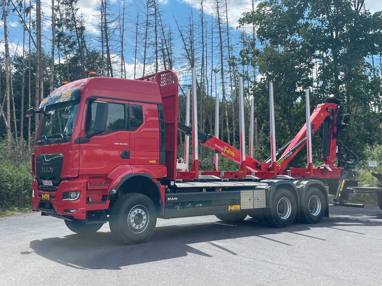 MAN TGS 33.510 6X4 BL Euro6e EPSILON 170Z - شاحنة قطع الأشجار, شاحنة كرين: صورة 4 MAN TGS 33.510 6X4 BL Euro6e EPSILON 170Z - شاحنة قطع الأشجار, شاحنة كرين: صورة 4
