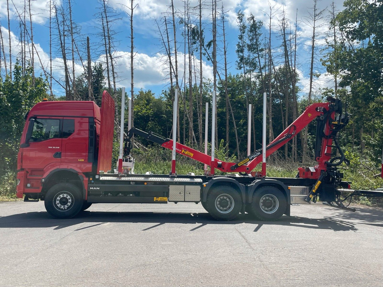 MAN TGS 33.510 6X4 BL Euro6e EPSILON 170Z - شاحنة قطع الأشجار, شاحنة كرين: صورة 5 MAN TGS 33.510 6X4 BL Euro6e EPSILON 170Z - شاحنة قطع الأشجار, شاحنة كرين: صورة 5
