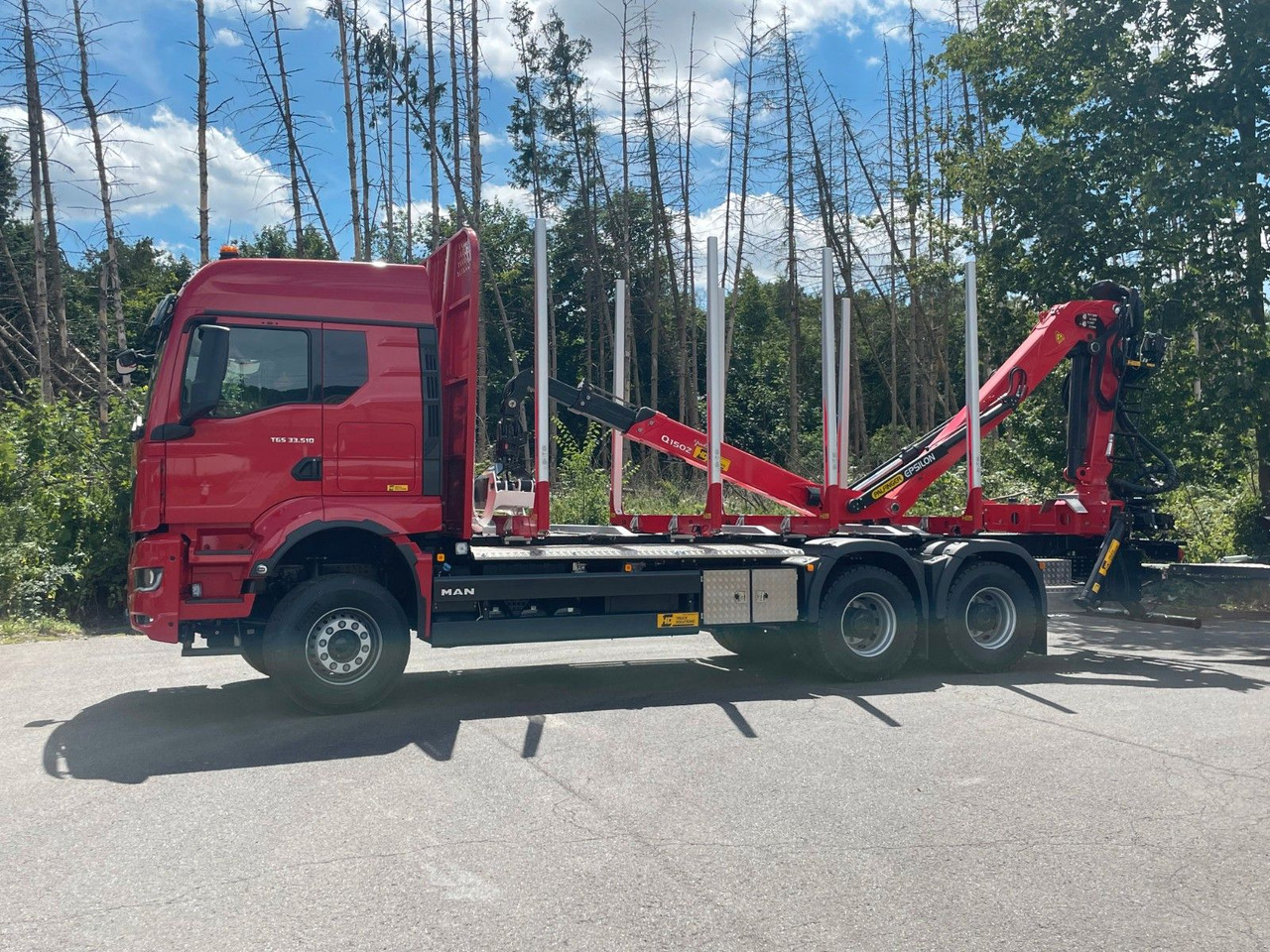 MAN TGS 33.510 6X4 BL Euro6e EPSILON 170Z - شاحنة قطع الأشجار, شاحنة كرين: صورة 4 MAN TGS 33.510 6X4 BL Euro6e EPSILON 170Z - شاحنة قطع الأشجار, شاحنة كرين: صورة 4