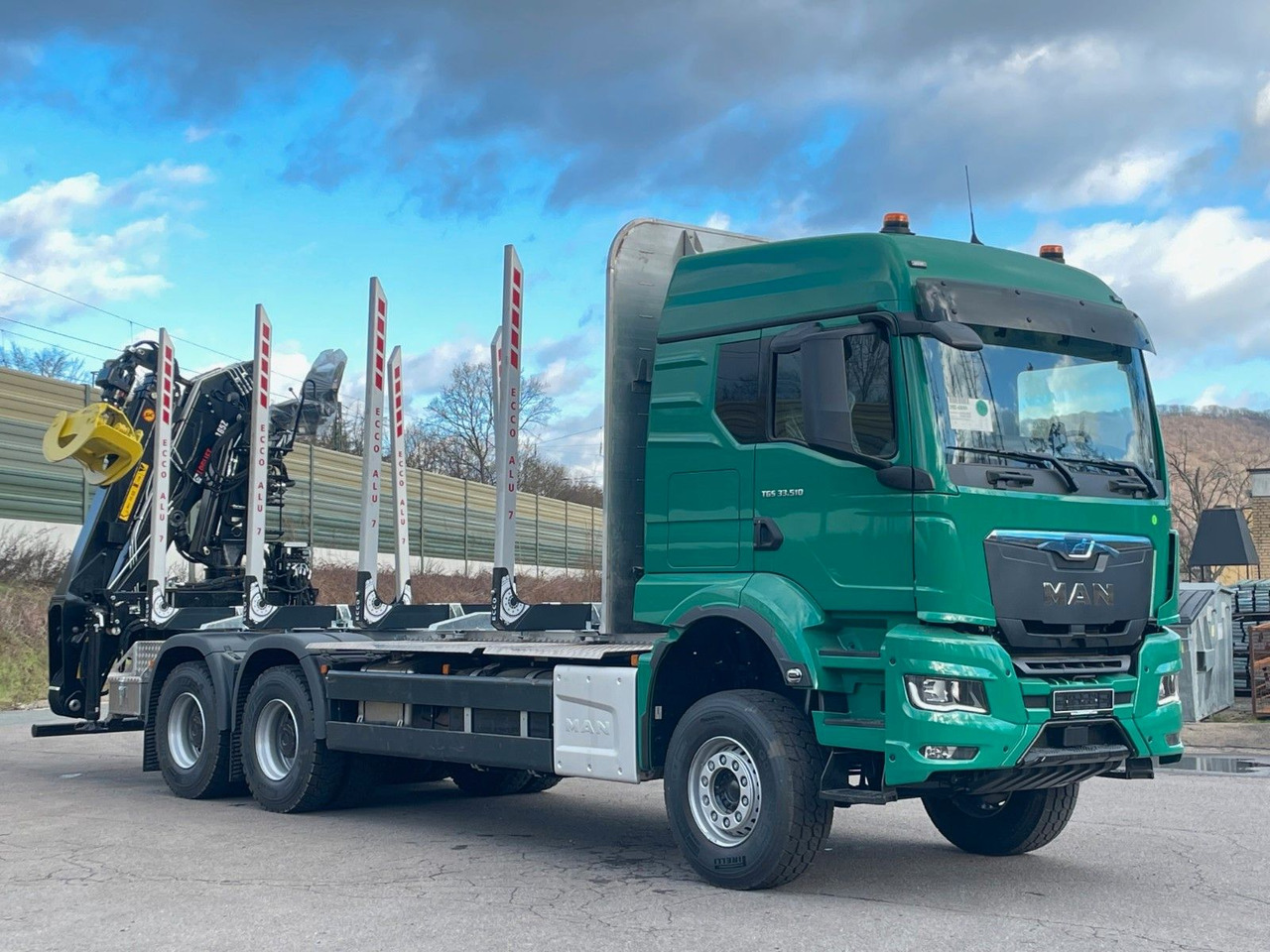 MAN TGS 33.510 6X4 BL Euro6e LogLift 165Z - شاحنة قطع الأشجار, شاحنة كرين: صورة 1 MAN TGS 33.510 6X4 BL Euro6e LogLift 165Z - شاحنة قطع الأشجار, شاحنة كرين: صورة 1