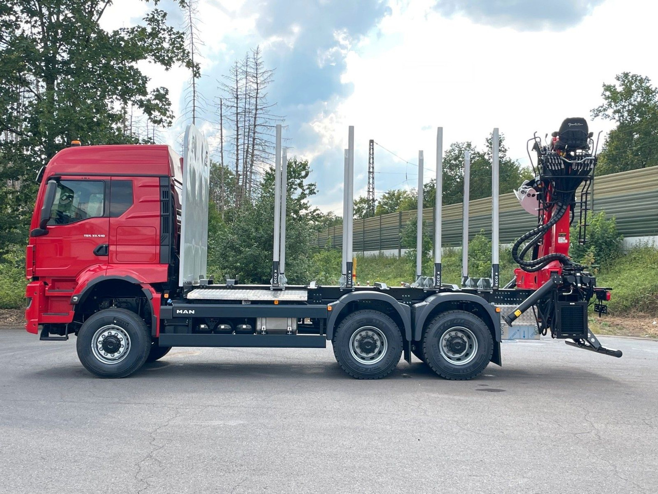 MAN TGS 33.520 6X6 Euro6e Radstand 3900mm EPSILON - شاحنة قطع الأشجار, شاحنة كرين: صورة 3 MAN TGS 33.520 6X6 Euro6e Radstand 3900mm EPSILON - شاحنة قطع الأشجار, شاحنة كرين: صورة 3