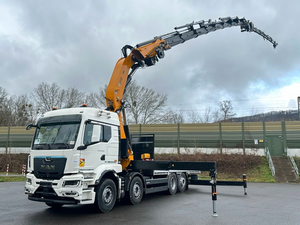 MAN TGS 35.520 8X2 Hiab EFFER 955-8s +Jib 6s - شاحنة كرين, شاحنات مسطحة: صورة 1 MAN TGS 35.520 8X2 Hiab EFFER 955-8s +Jib 6s - شاحنة كرين, شاحنات مسطحة: صورة 1