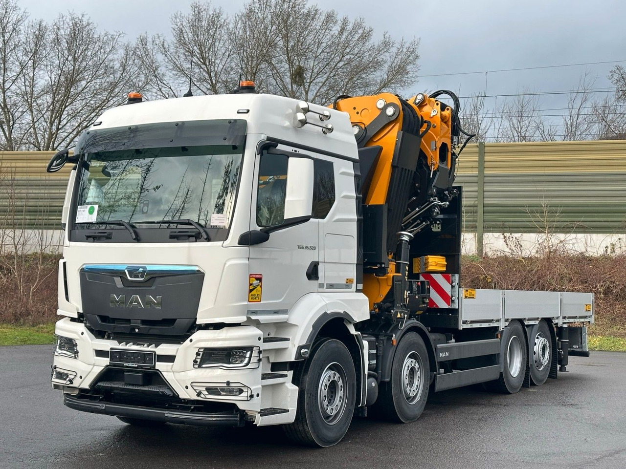 MAN TGS 35.520 8X2 Hiab EFFER 955-8s +Jib 6s - شاحنات مسطحة, شاحنة كرين: صورة 2 MAN TGS 35.520 8X2 Hiab EFFER 955-8s +Jib 6s - شاحنات مسطحة, شاحنة كرين: صورة 2