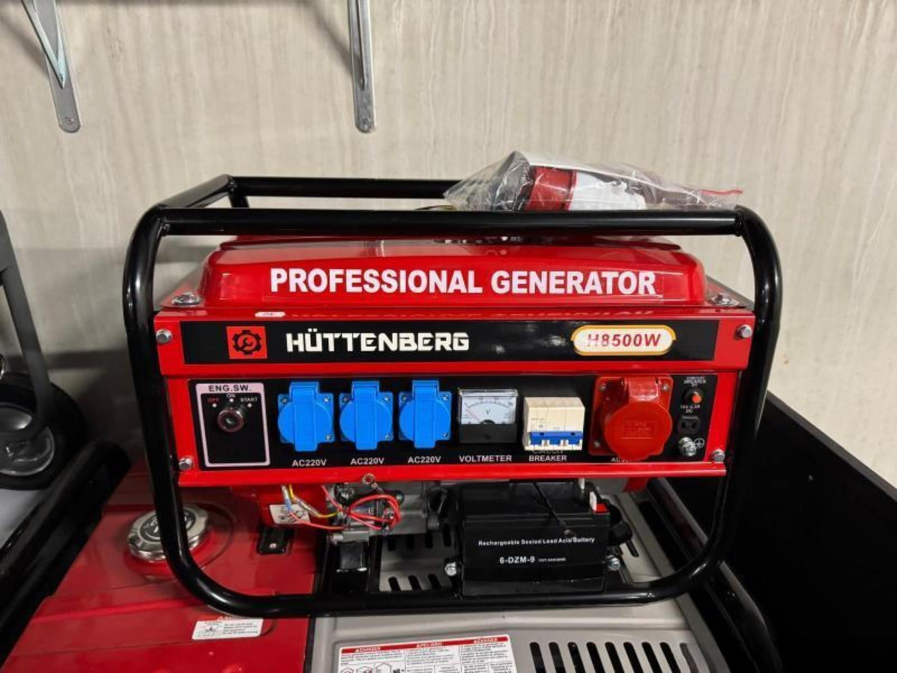 مجموعة المولدات Hüttenberg H8500 Key- en Trekstart Benzine Generator (Nieuw): صورة 1