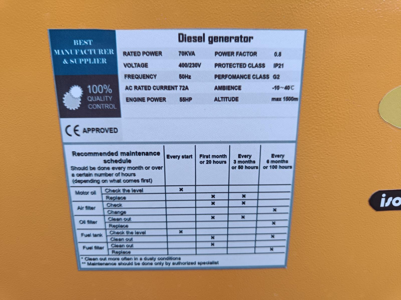 Stahltech 70kVA Diesel Generator Nieuw - مجموعة المولدات: صورة 3 Stahltech 70kVA Diesel Generator Nieuw - مجموعة المولدات: صورة 3