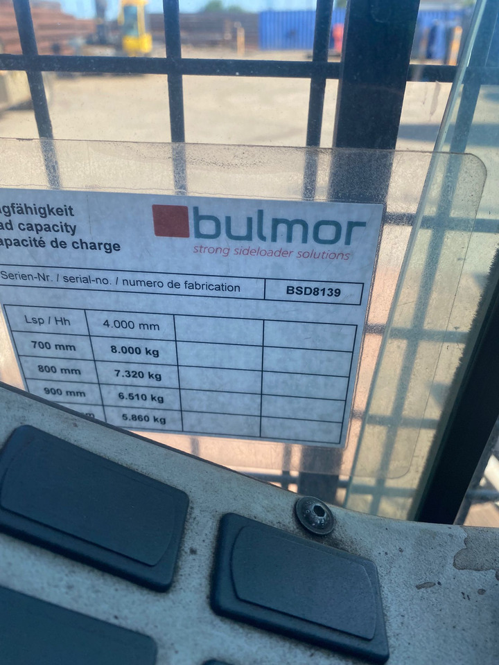 BULMOR DQ80 - محمل جانبي - رافعة شوكية ذات شحن جانبي: صورة 5 BULMOR DQ80 - محمل جانبي - رافعة شوكية ذات شحن جانبي: صورة 5