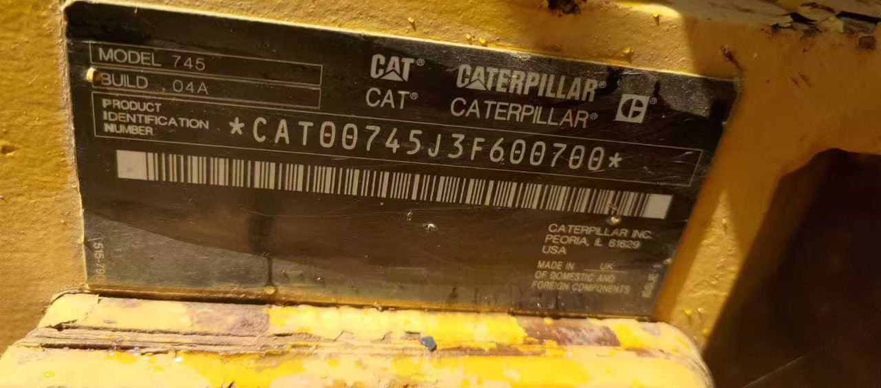 CATPILLAR 745 CATPILLAR 745: صورة 5 CATPILLAR 745 CATPILLAR 745: صورة 5