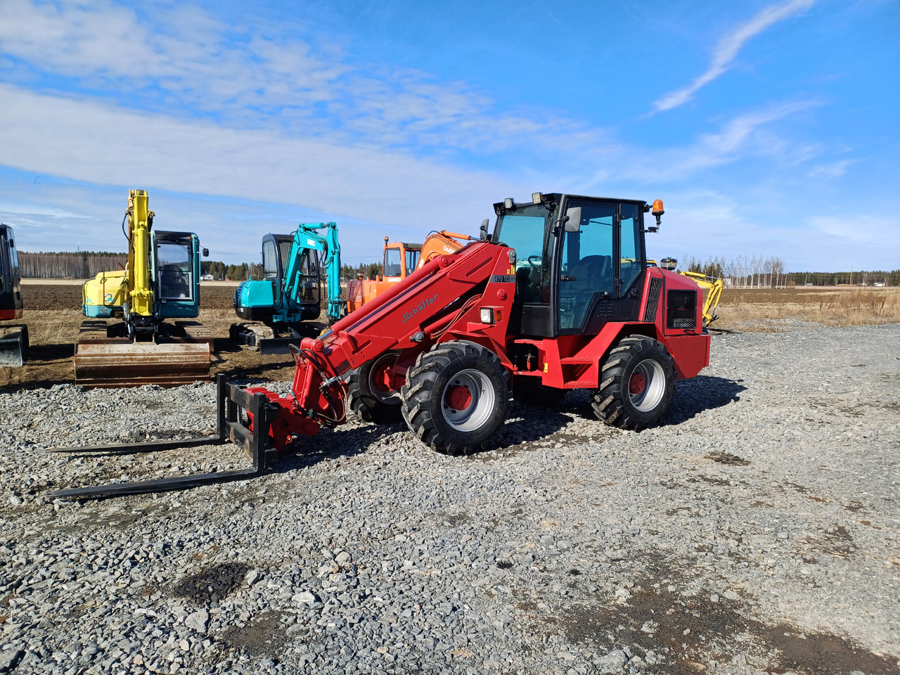 Schäffer 870TD Teleskooppi puomilla - اللودر بعجل: صورة 1 Schäffer 870TD Teleskooppi puomilla - اللودر بعجل: صورة 1