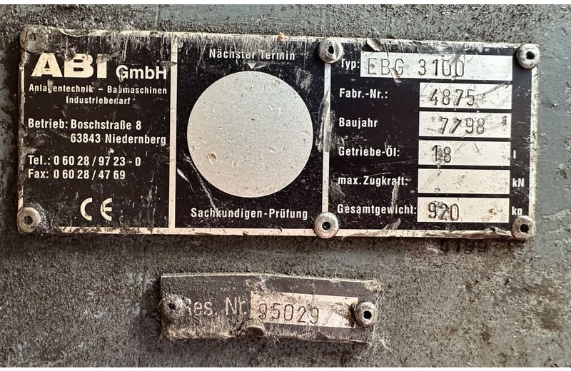 Abi RE 10/12000 - برج الحفر: صورة 4 Abi RE 10/12000 - برج الحفر: صورة 4