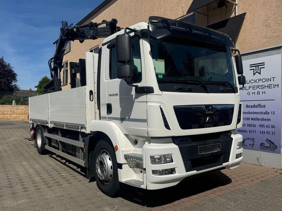 MAN TGM 18.290/HIAB-XS111/JOYSTICK/aus1.Hand - شاحنات مسطحة, شاحنة كرين: صورة 1 MAN TGM 18.290/HIAB-XS111/JOYSTICK/aus1.Hand - شاحنات مسطحة, شاحنة كرين: صورة 1