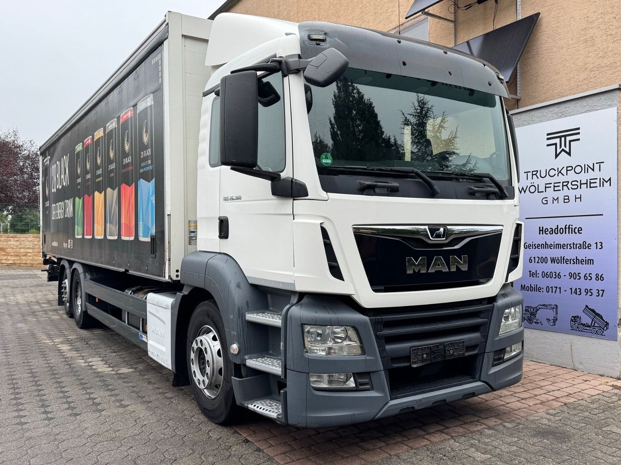 MAN TGS 26.360/LBW/Lenk-Lift/AHK/Voll-Luft - شاحنة المشروبات: صورة 1 MAN TGS 26.360/LBW/Lenk-Lift/AHK/Voll-Luft - شاحنة المشروبات: صورة 1