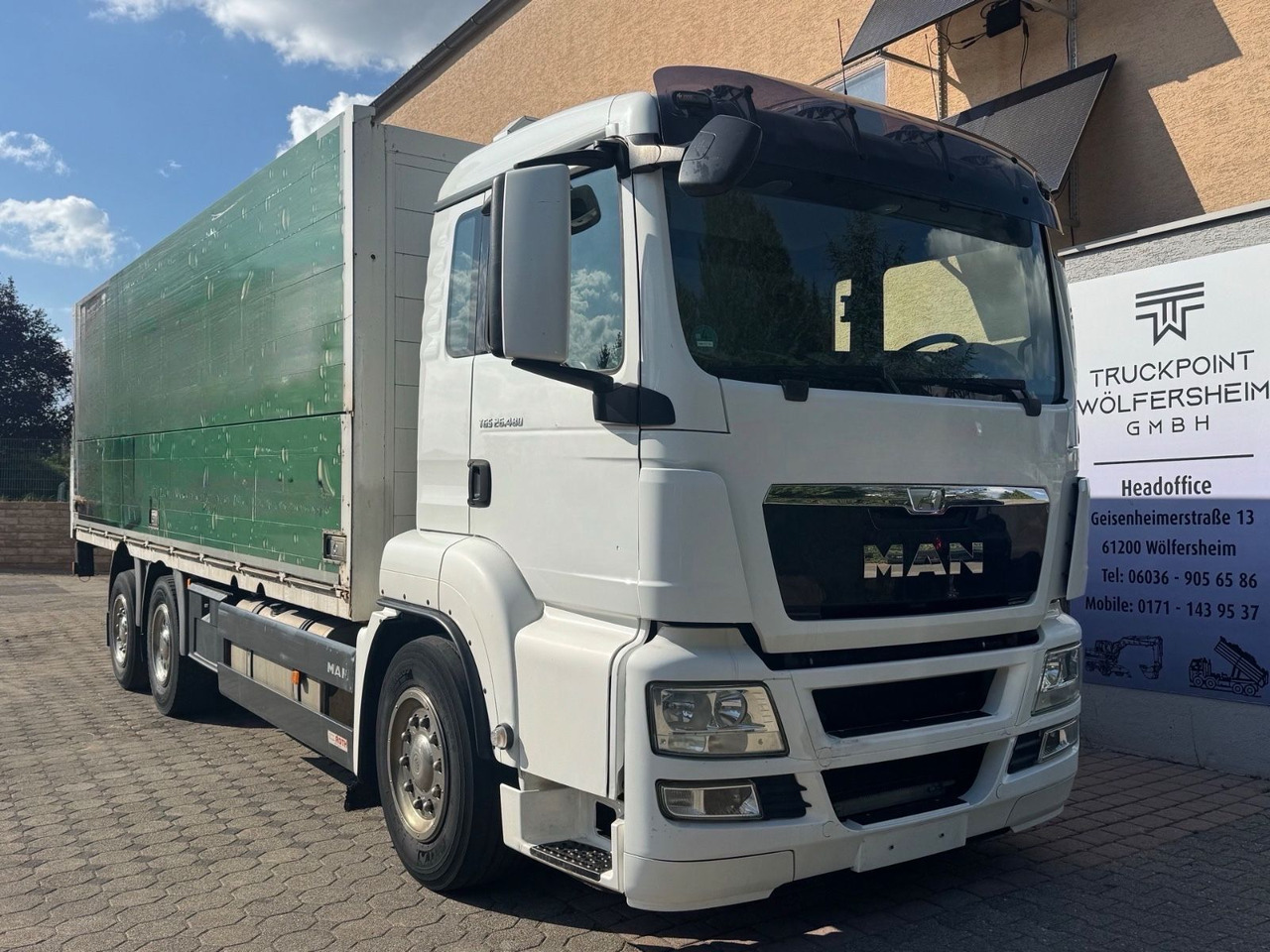 MAN TGS 26.480/Lenk-Lift/Kamera/AHK/Staplerhalterung - شاحنة المشروبات: صورة 1 MAN TGS 26.480/Lenk-Lift/Kamera/AHK/Staplerhalterung - شاحنة المشروبات: صورة 1