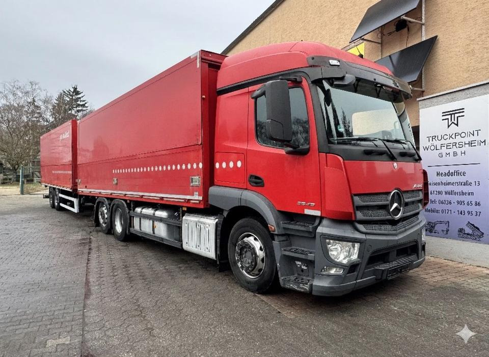Mercedes-Benz Actros2543/Retarder/Lenk-Lift/2xAHK/Top-Zustand! - شاحنة مقفلة: صورة 1 Mercedes-Benz Actros2543/Retarder/Lenk-Lift/2xAHK/Top-Zustand! - شاحنة مقفلة: صورة 1