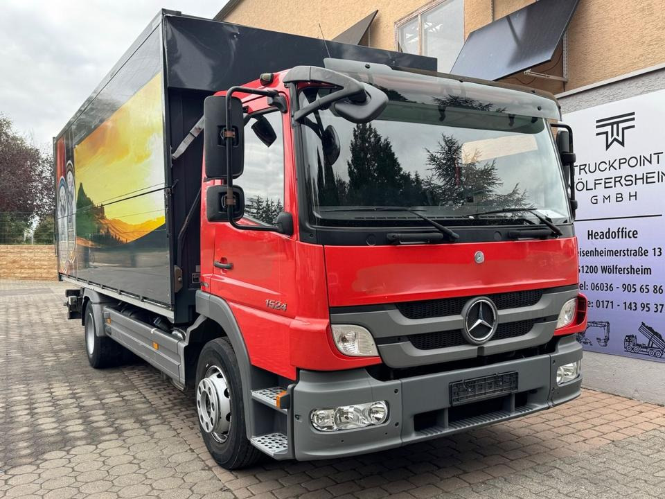 Mercedes-Benz Atego 1524/LBW/Klima/2.AHK/Blatt-Luft - شاحنة المشروبات: صورة 1 Mercedes-Benz Atego 1524/LBW/Klima/2.AHK/Blatt-Luft - شاحنة المشروبات: صورة 1