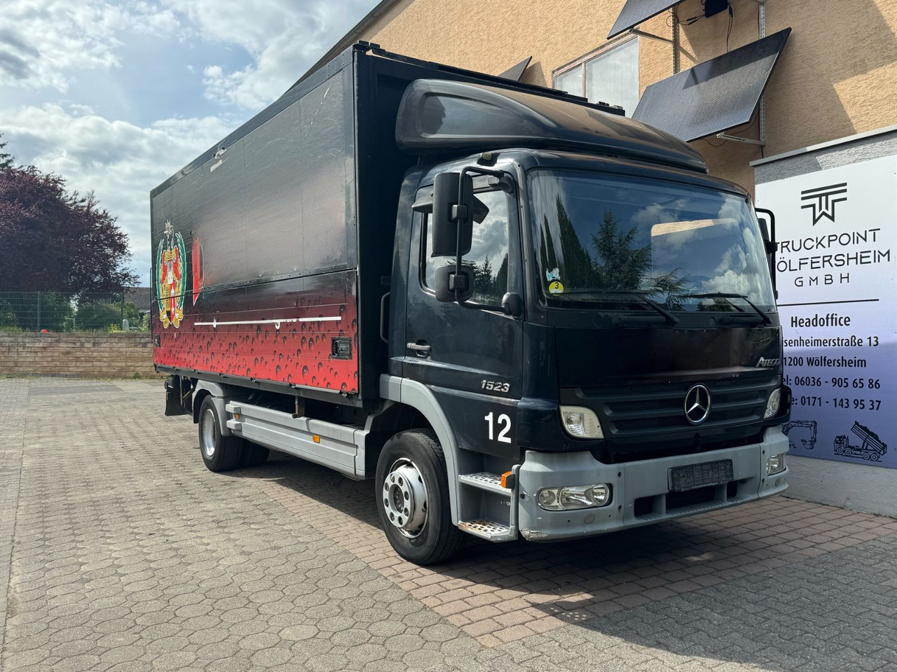 Mercedes-Benz Atego1523/LBW/AHK/Klima/Standh./aus.1Hand - شاحنة المشروبات: صورة 1 Mercedes-Benz Atego1523/LBW/AHK/Klima/Standh./aus.1Hand - شاحنة المشروبات: صورة 1