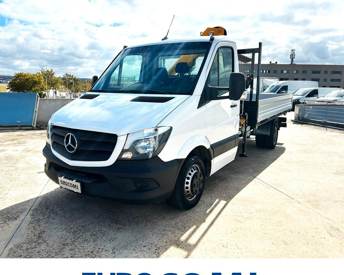 Mercedes Benz Sprinter 419 Cassone Fisso + Gru - شاحنة مفتوحة: صورة 1 Mercedes Benz Sprinter 419 Cassone Fisso + Gru - شاحنة مفتوحة: صورة 1