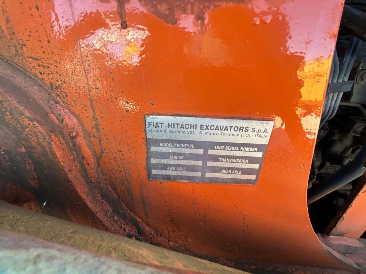 جرافة حفار FIAT HITACHI FB100: صورة 9 جرافة حفار FIAT HITACHI FB100: صورة 9