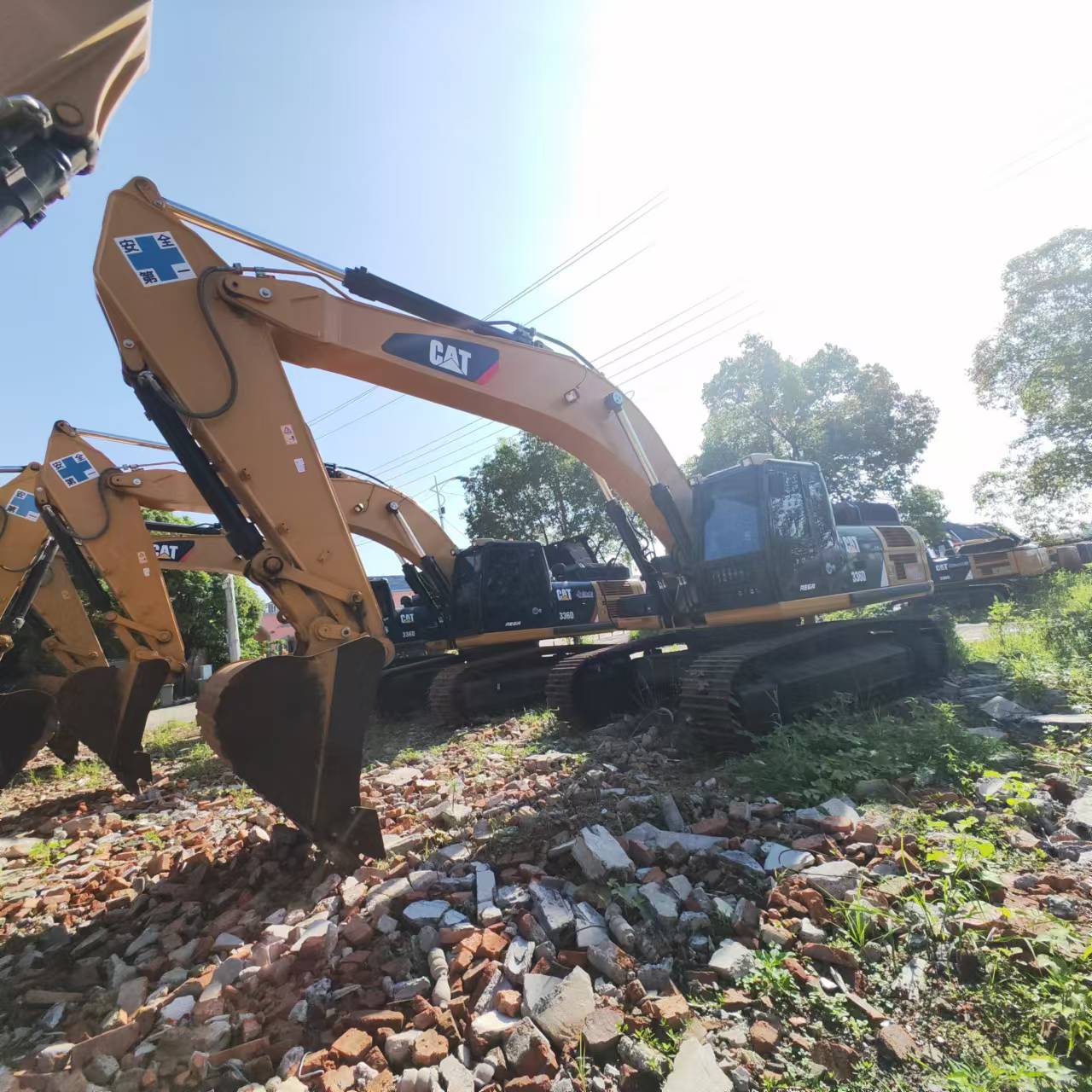 CATERPILLAR 336D - حفار زحاف: صورة 1 CATERPILLAR 336D - حفار زحاف: صورة 1