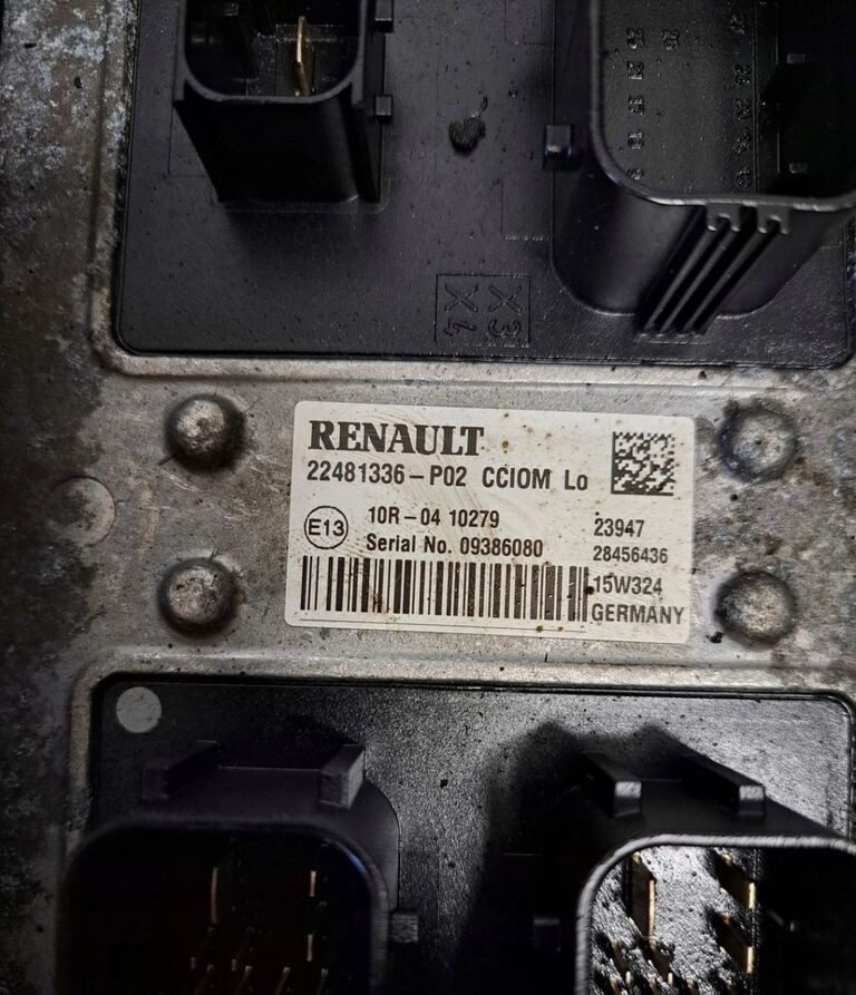 Renault STEROWNIK CCIOM GAMA T RANGE 22481336 Renault RENAULT GAMA T RANGE 22481336 - وحدة تحكم الكتروني - شاحنة: صورة 1 Renault STEROWNIK CCIOM GAMA T RANGE 22481336 Renault RENAULT GAMA T RANGE 22481336 - وحدة تحكم الكتروني - شاحنة: صورة 1