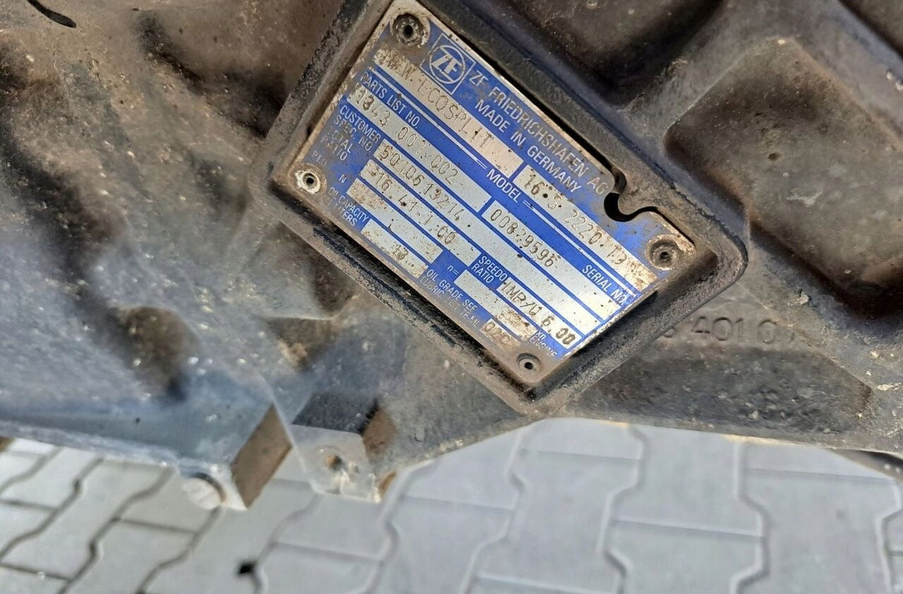 ZF MANUALNA MANUAL NEW ECOSPLIT 16 ZF Manual ZF New Escosplit 16 2220 TD - صندوق التروس - شاحنة: صورة 3 ZF MANUALNA MANUAL NEW ECOSPLIT 16 ZF Manual ZF New Escosplit 16 2220 TD - صندوق التروس - شاحنة: صورة 3