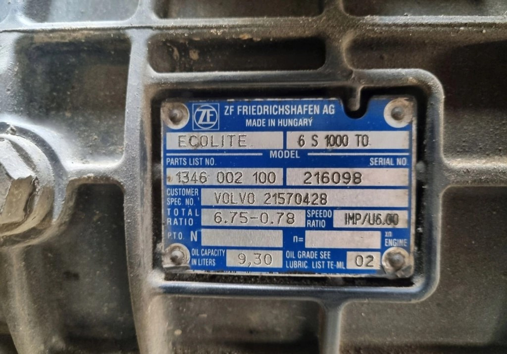 ZF MANUALNA RENAULT MIDLUM DXI GAMA D VOLVO FL 6S1000 TO - صندوق التروس: صورة 2 ZF MANUALNA RENAULT MIDLUM DXI GAMA D VOLVO FL 6S1000 TO - صندوق التروس: صورة 2