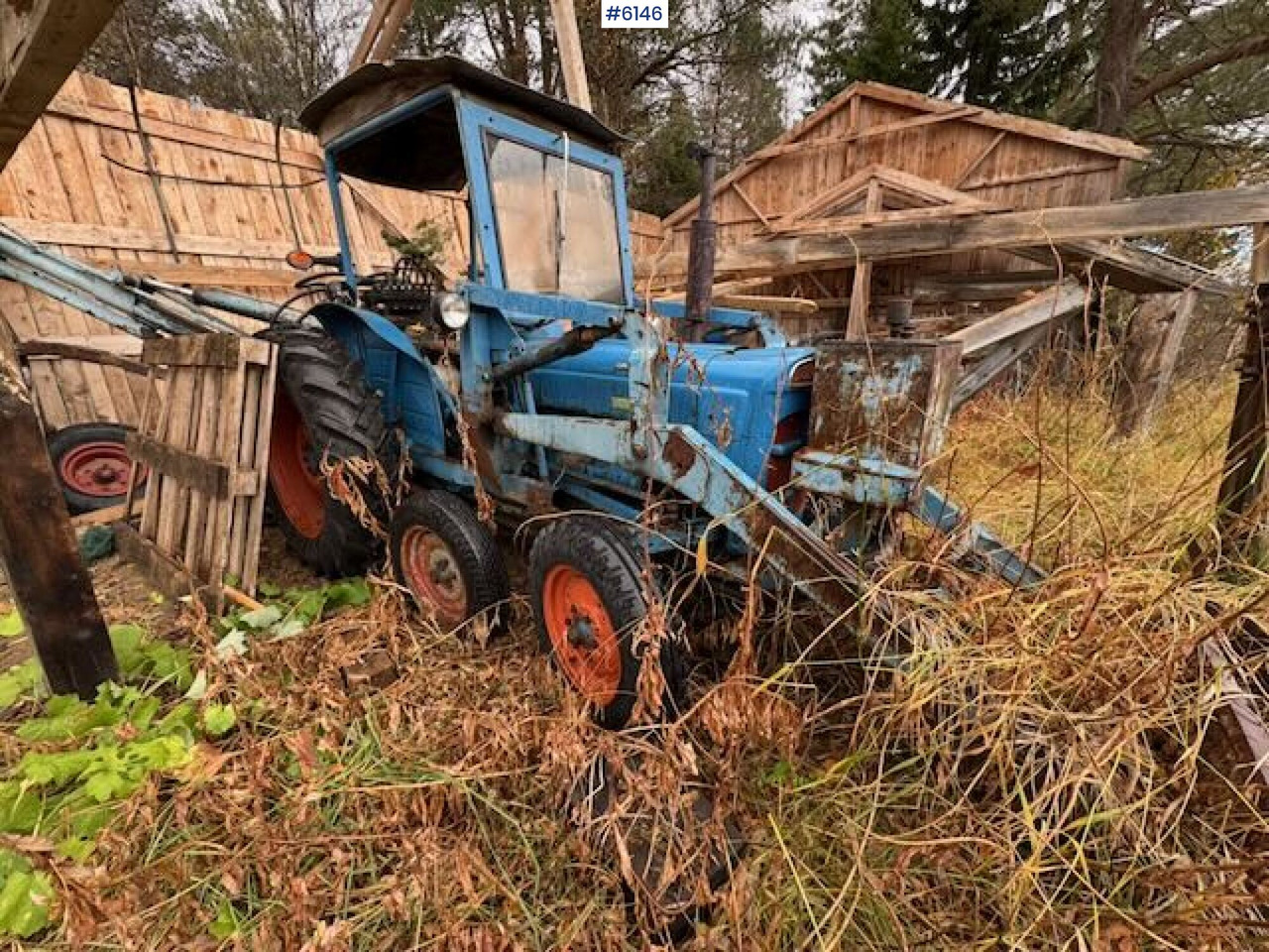 1962 Fordson Dexta with Hamjern backhoe attachment - جرار: صورة 2 1962 Fordson Dexta with Hamjern backhoe attachment - جرار: صورة 2
