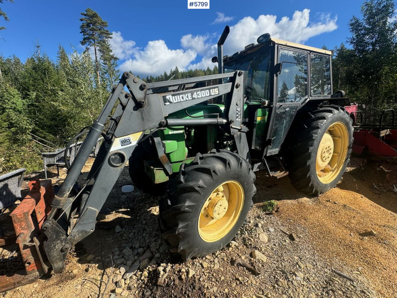 1985 John Deere 2040 4x4 w/ front loader - جرار: صورة 5 1985 John Deere 2040 4x4 w/ front loader - جرار: صورة 5