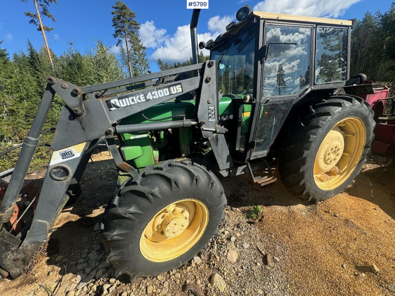 1985 John Deere 2040 4x4 w/ front loader - جرار: صورة 4 1985 John Deere 2040 4x4 w/ front loader - جرار: صورة 4
