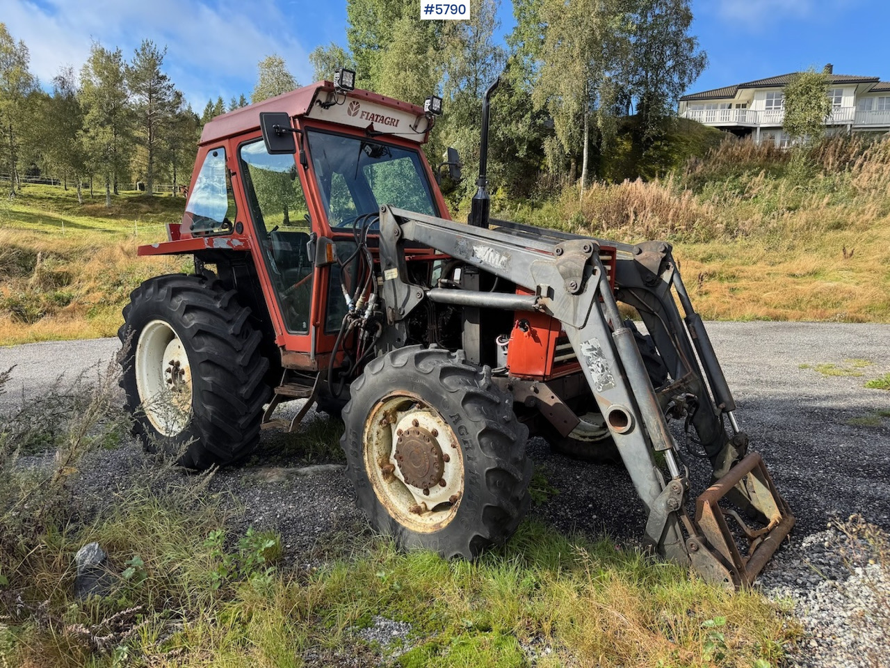 1986 Fiat 70-90 DT w/ front loader. - جرار: صورة 5 1986 Fiat 70-90 DT w/ front loader. - جرار: صورة 5